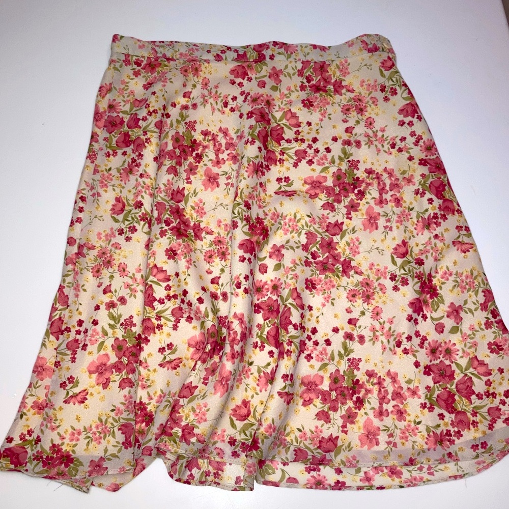 Midi Floral Skirt